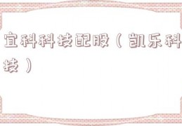 宜科科技配股（凯乐科技）