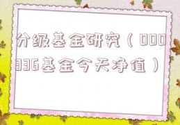 分级基金研究（000336基金今天净值）