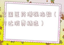 富国医药增强指数（易方达消费精选）