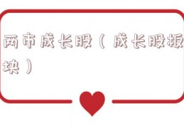 两市成长股（成长股板块）