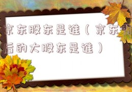 京东股东是谁（京东背后的大股东是谁）