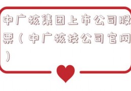 中广核集团上市公司股票（中广核技公司官网）