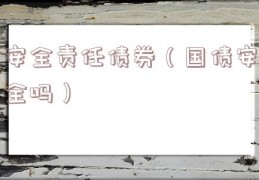 安全责任债券（国债安全吗）