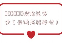 605008现价是多少（长鸿高科股吧）