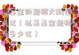 选基金的规模大概在多少亿（私募基金规模一般多少亿）