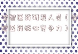 睿智医药研发人员（睿智医药核心竞争力）
