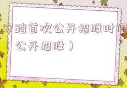 安踏首次公开招股时间（公开招股）