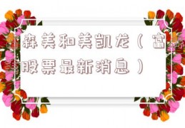 富森美和美凯龙（富森美股票最新消息）