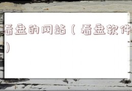 看盘的网站（看盘软件）