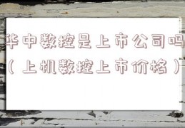 华中数控是上市公司吗（上机数控上市价格）