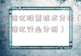 卡倍亿股票技术分析（卡倍亿行业分析）