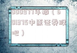 000977年报（601375中原证券股吧）