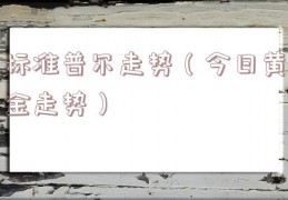标准普尔走势（今日黄金走势）