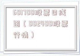 601700股票日线图（002400股票行情）