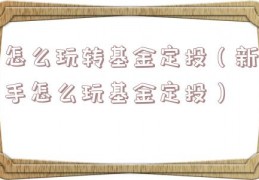 怎么玩转基金定投（新手怎么玩基金定投）