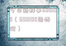 今日新鲜事600105（600105目标价）