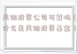 风险投资公司可靠吗（什么是风险投资基金）