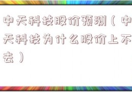 中天科技股价预测（中天科技为什么股价上不去）