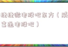 捷捷微电股吧东方（威富通电股吧）