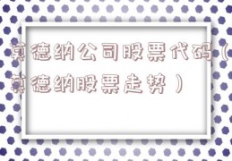 莫德纳公司股票代码（莫德纳股票走势）