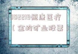 002219恒康医疗（金岭矿业股票）