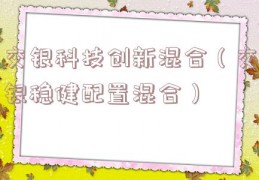 交银科技创新混合（交银稳健配置混合）