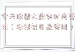今天股票大盘实时走势图（股票每日走势图）
