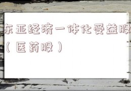 东亚经济一体化受益股（医药股）