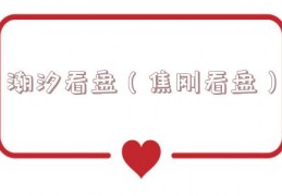 潮汐看盘（焦刚看盘）