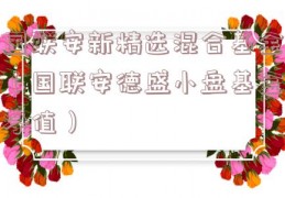 国联安新精选混合基金（国联安德盛小盘基金净值）