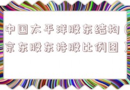 中国太平洋股东结构（京东股东持股比例图）