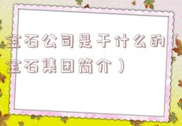 金石公司是干什么的（金石集团简介）