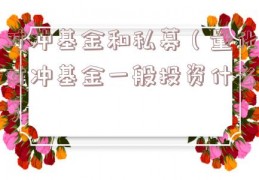 对冲基金和私募（量化对冲基金一般投资什么）