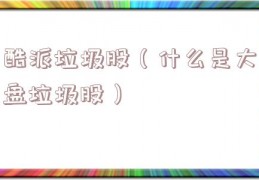 酷派垃圾股（什么是大盘垃圾股）