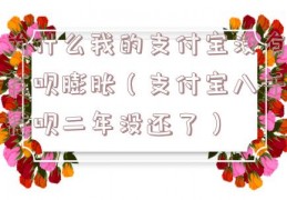 为什么我的支付宝没有花呗膨胀（支付宝八千花呗二年没还了）