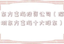 东方富海投资公司（深圳东方富海十大股东）