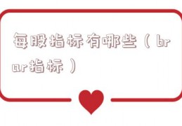 每股指标有哪些（brar指标）