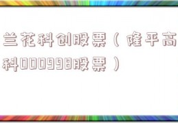 兰花科创股票（隆平高科000998股票）