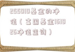 255010基金的净值（富国基金161026净值查询）
