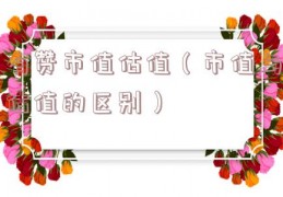 有赞市值估值（市值与估值的区别）