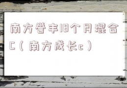 南方誉丰18个月混合C（南方成长c）
