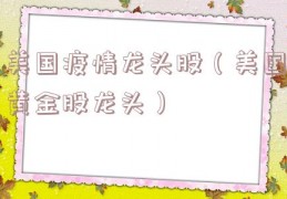 美国疫情龙头股（美国黄金股龙头）