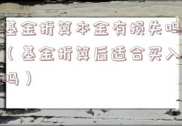 基金折算本金有损失吗（基金折算后适合买入吗）