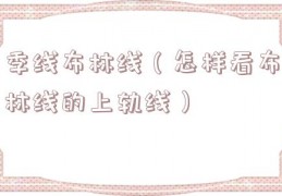 季线布林线（怎样看布林线的上轨线）