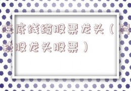 海底线缆股票龙头（科技股龙头股票）