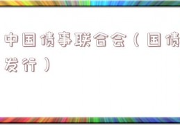 中国债事联合会（国债发行）