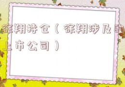 徐翔持仓（徐翔涉及的上市公司）