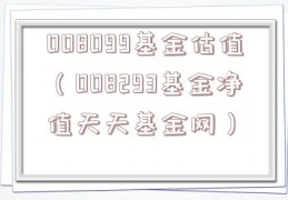 008099基金估值（008293基金净值天天基金网）