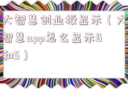 大智慧创业板显示（大智慧app怎么显示B和S）