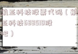 航亚科技股票代码（航亚科技688510股吧）
